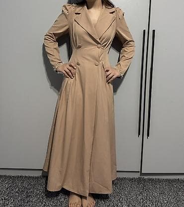 макси: Вечернее платье, Классическое, Длинная модель, С рукавами, S, M — 2