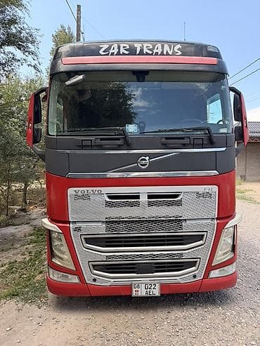 Транспорт: Тягач, Volvo, Тентованный — 1