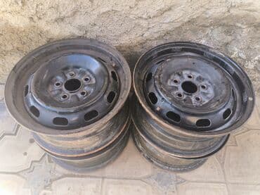 купить диски на машину бу: Темир Дисктер R 14 Комплект, тешиктери - 5, Колдонулган — 1