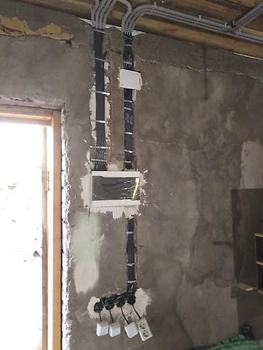 Электромонтажные работы под ключ - Монтаж распределительного щита с