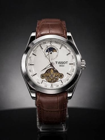 деловое: Классические часы часы, Tissot, Швейцария, Мужские — 3