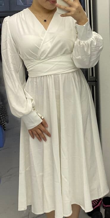 волейбольные формы: Детское платье, цвет - Белый, Новый — 3