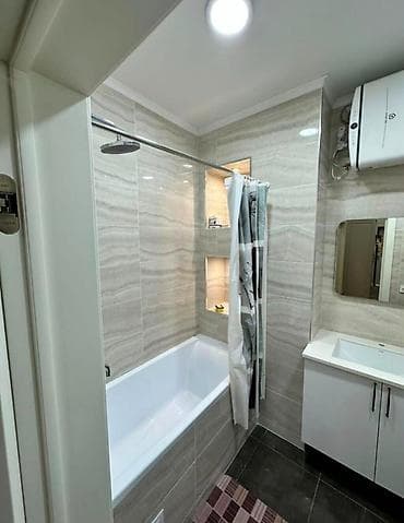 Квартиры: 2 комнаты, 76 м², Ак-Кеме (старый аэропорт) Элитка, 2 этаж, Евроремонт — 5