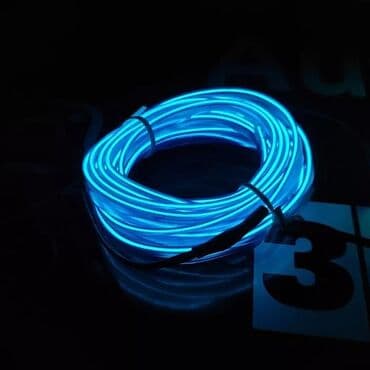 12вольт: Лента холодный неон, светодиодная лента разных цветов и размеров — 4