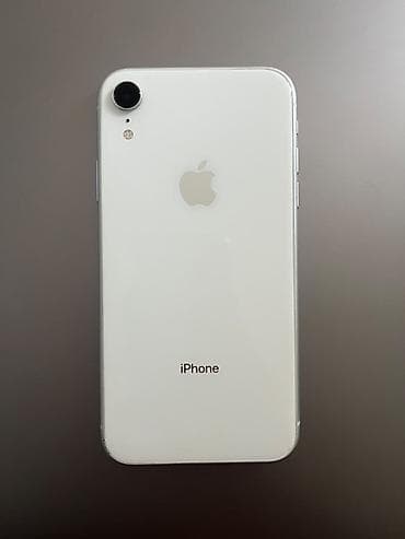 iphone xs мах: IPhone Xr, Б/у, 256 ГБ, Белый, Защитное стекло, Чехол, 77 % — 1