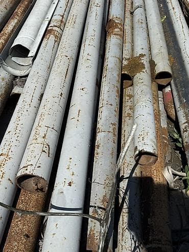 бетонный столбы: Стальные трубы б/у круглого сечения диаметр 76 - Материал: сталь - — 2