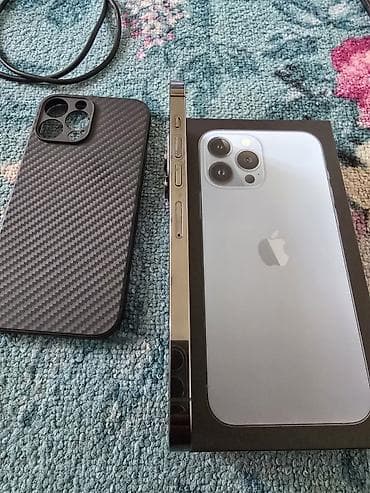 айфон 7 с: IPhone 13 Pro Max, цвет графит. В комплекте: коробка, смартфон, тонкий — 4