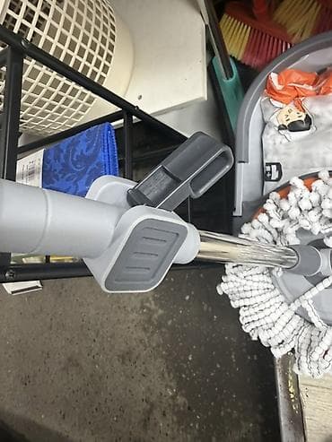 инвентарь: Ведро-швабра с центрифугой (spin-mop) и набором насадок Комплекте два — 5