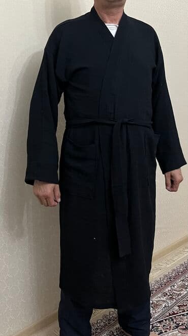 домашние халаты больших размеров: Халат, Муслин, M, 3XL, 5XL — 10