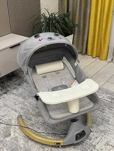 шезлоны: Электронная колыбель-шезлонг для малыша - Тип: умная люлька-качалка с — 2