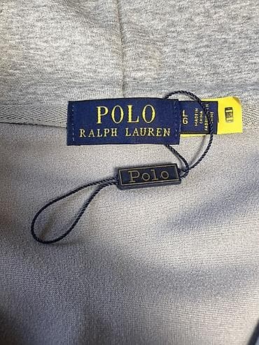 Толстовки: Мужская толстовка, M, Polo Ralph Lauren, Новый, цвет - Серый, Самовывоз, Платная доставка, Бесплатная доставка — 3