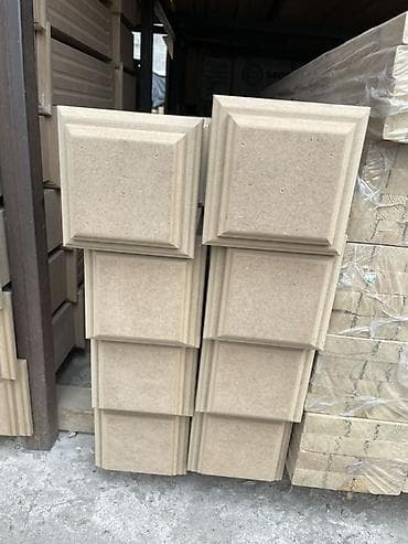 Опорные столбы для лестниц: МДФ Стойка для лестниц - Материал: МДФ высокой плотности. - Форма — 2