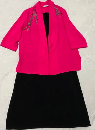 распродажа женских платьев больших размеров: Повседневное платье, Турция, Осень-весна, Длинная модель, Турецкое, XL — 1