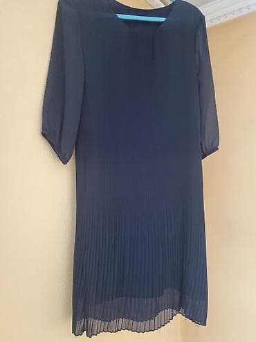 женское платье: Повседневное платье, Лето, Короткая модель, Шифон, Прямое, M — 2