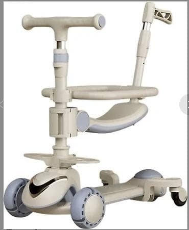 Детский беговел-каталка с ручкой и защитным барьером 360° -