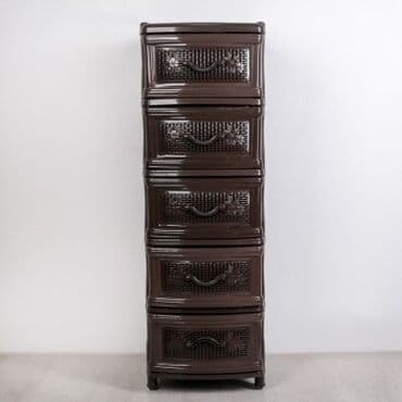 мебель для ванной размеры: Комод для ванны, Новый, Без раковины, Пластик, цвет - Коричневый, Платная доставка, Бесплатная доставка — 2