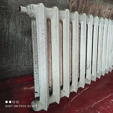 Чугунный секционный радиатор отопления.б\у самовывоз. 55 шт. район