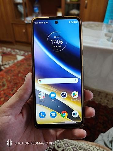 матаролла телефон: Motorola Moto G51, Б/у, 128 ГБ, цвет - Синий, 2 SIM — 1