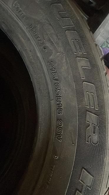 машина шины: Шины 215 / 65 / R 16, Лето, Комплект, Легковые, Bridgestone — 1