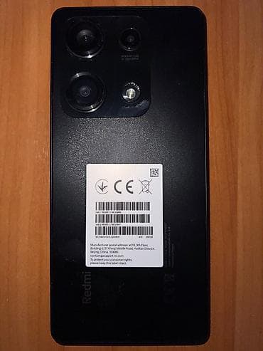 чоор фото: Redmi, Redmi Note 14 Pro, Колдонулган, 256 ГБ, түсү - Кара, 2 SIM — 2