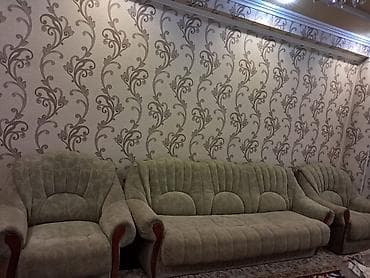 продаю мягкий мебель: Комплект мягкой мебели, Б/у, Самовывоз, цвет - Бежевый — 1