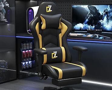 игровые кресло: Игровое кресло, С колесиками, Экокожа — 1