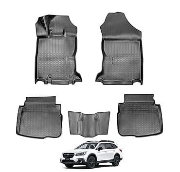3D Полики Для салона Subaru, цвет - Черный, Новый, Платная доставка, Самовывоз