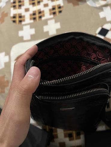 ray ban очки с камерой: Классическая сумка, Butun, Материал: Натуральная кожа, Застежка на молнии, Мужские — 3