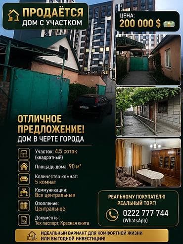 дома восток 5: Продаётся дом с участком в центре города ( район Политех ) — 1