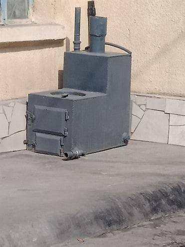 Уруктар жана көчөттөр: Металлическая печь-отопитель/буржуйка с варочной конфоркой - — 1