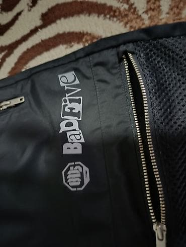 кийим: Черные брюки-джоггеры с сетчатыми карманами BaPe Five Li-ning - — 4