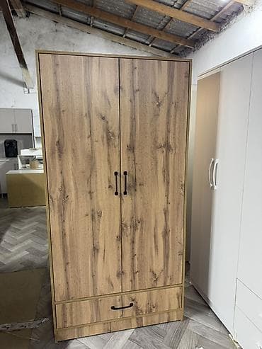 Шкафы: Шифоньер, шкаф для одежды, Прямой, ЛДСП — 1