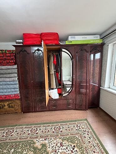 Шкафы: Шифоньер, шкаф для одежды, Прямой, МДФ — 5