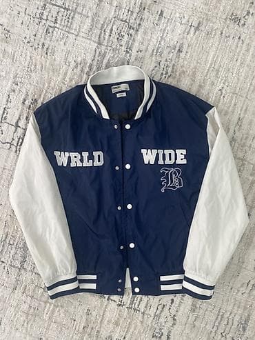 alpha industries: Бомбер, Осень-весна, С принтом, M — 1