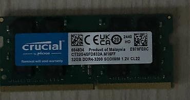 sodimm ddr5: Оперативная память (RAM) для ПК, Crucial, 32 ГБ, DDR4, 3200 МГц — 1