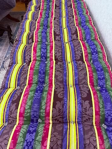 Раскладной матрас, Новый, Односпальный, Хлопок, Самовывоз, Платная доставка, длина - 200 см