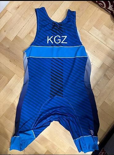 Соревновательный трико для борьбы/единоборств. - Цвет: синий с — 2