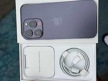 ТВ и видео: IPhone 14 Pro, Б/у, 256 ГБ, Кабель, Коробка, 88 % — 1