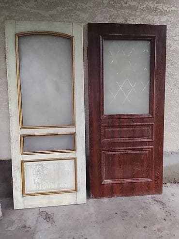 алмазный бур: Деревянные межкомнатные двери с остеклением. - Материал — 2