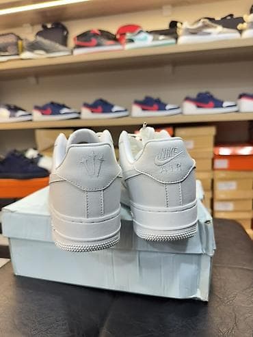 черные форсы: Мужские кроссовки, 42.5, Nike, Новый, цвет - Белый, Самовывоз — 2