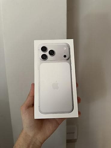 apple studio: IPhone 17 Pro Max, Новый, 512 ГБ, Белый, Защитное стекло, Чехол, Кабель, В рассрочку, 100 % — 1