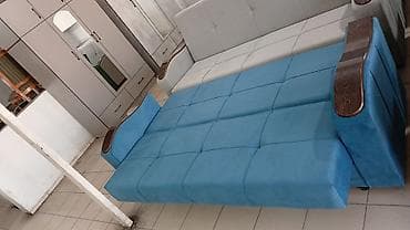 aol kg: Двуспальная кровать с высоким мягким изголовьем и матрасом - — 10