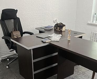 Комплект офисной мебели, ДСП, цвет - Коричневый