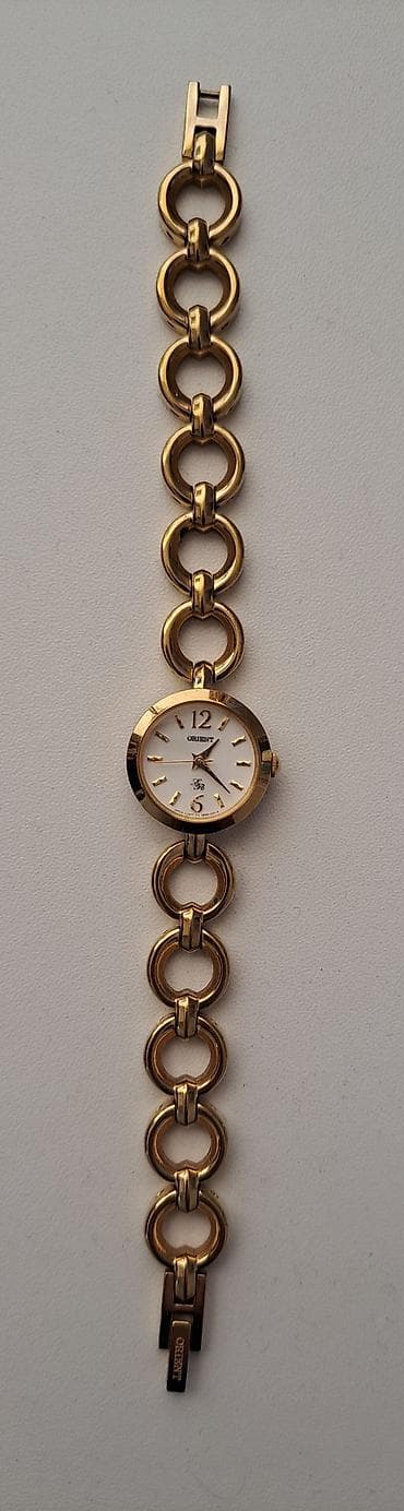 Классические часы часы, Orient, Водонепроницаемые, Женские, Б/у