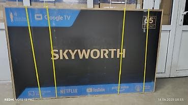 ТВ үчүн аксессуарлар: Телевизор LED Skyworth 65Q66G с экраном 65” обладает качественным — 7