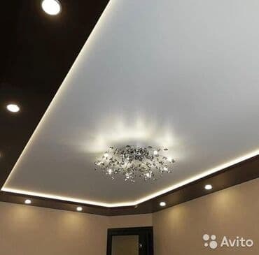 парящий потолок: Керме шыптар Жылтырак, Жылтырабаган, 3D потолоктор — 2