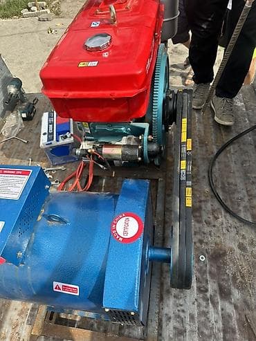 двигатель на генератор: Дизельная электростанция ременного привода (двигатель + генератор) — 2