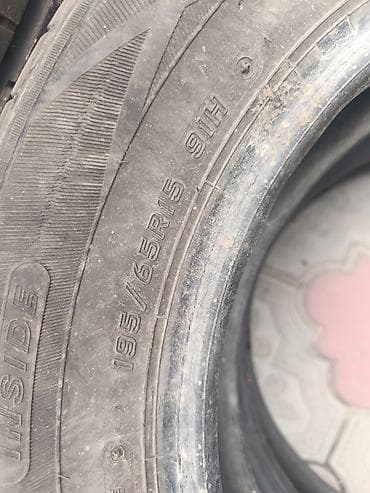 Унаа: Летние шины Dunlop, размер 195/65 R15 91H. - Тип: летние, бескамерные — 3