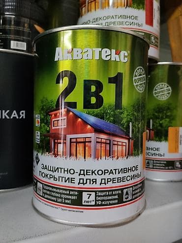 Пропитка для древесины: Акватекс 2в1 — защитно-декоративное покрытие для древесины. Основные — 1