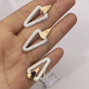 эксклюзивные свадебные пригласительные: Серебряный комплект+ Браслет Серебро пробы 925 Серебро напыление — 5